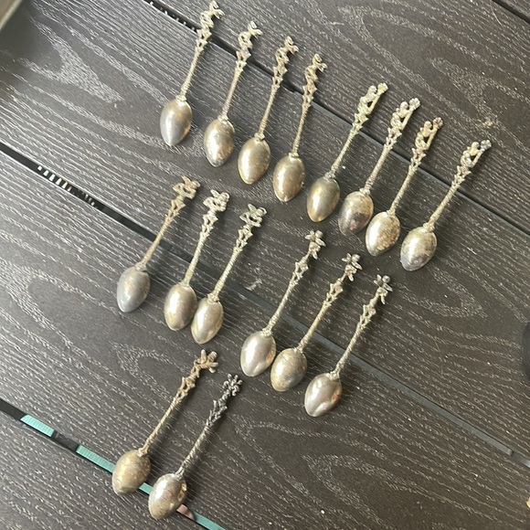 Vintage Italian Mini Spoons - Picture 7 of 14